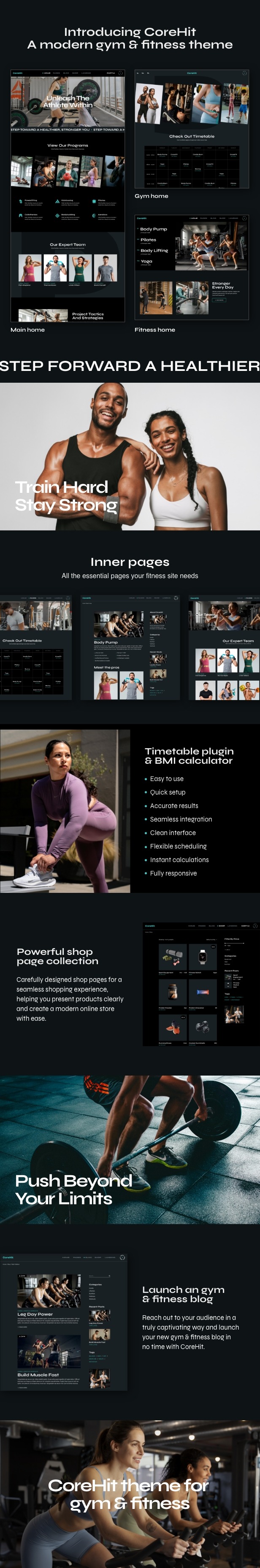 CoreHit - Gym & Fitness WordPress Theme - 2